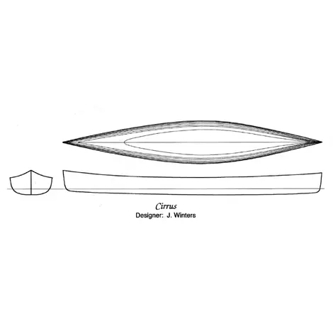 Cirrus 18' Cedar Strip Canoe Kit – Graceful, Swift-Tracking Traditional Design 1