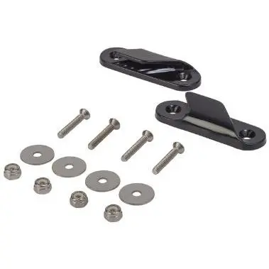 Clamcleat Fine Line Dual-Side (Port & Starboard) Black Nylon Kit 1