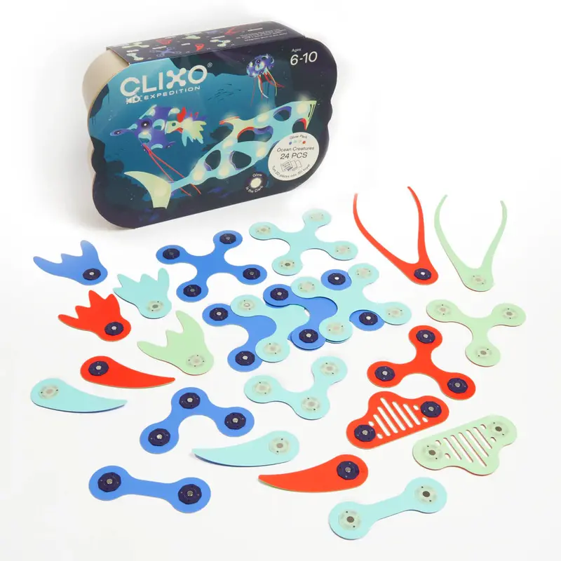 Clixo Ocean Creatures Creative Building Pack 1