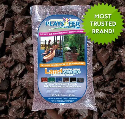 Cocoa Brown Rubber Mulch For Outdoor Play Surface Installation 1