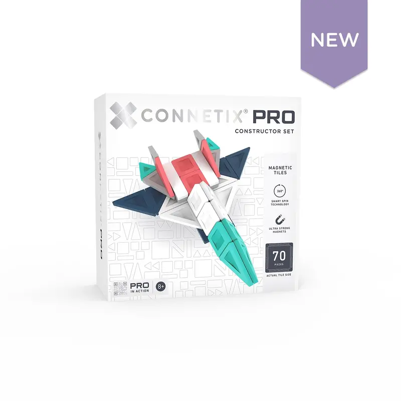 Connetix Pro Constructor Set – 70-Piece Advanced Magnetic Building Kit 1