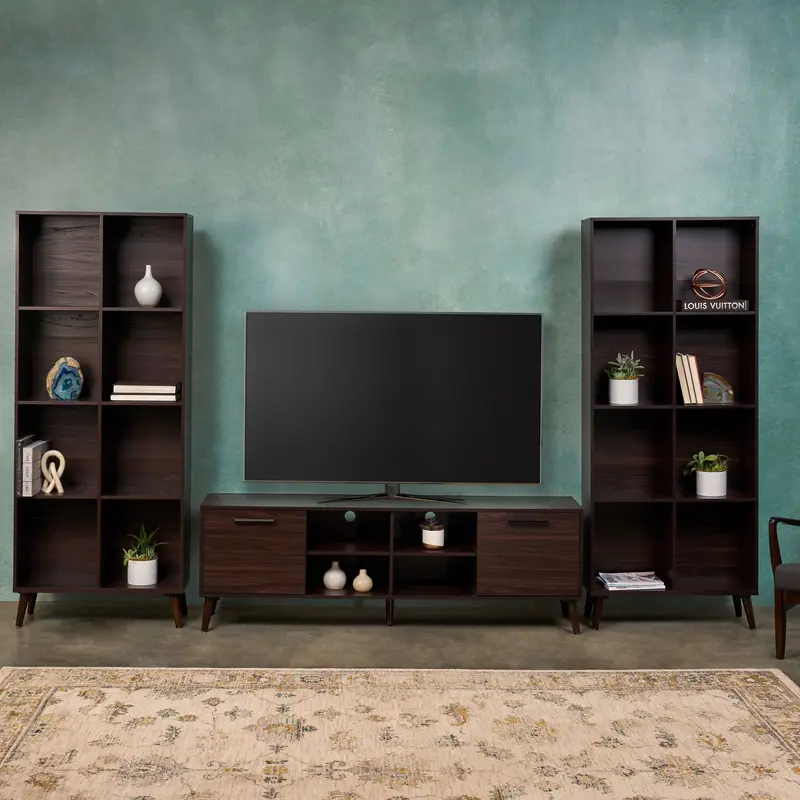 Coordinated Three-Piece Mid-Century Furniture Set - Nh398903 1