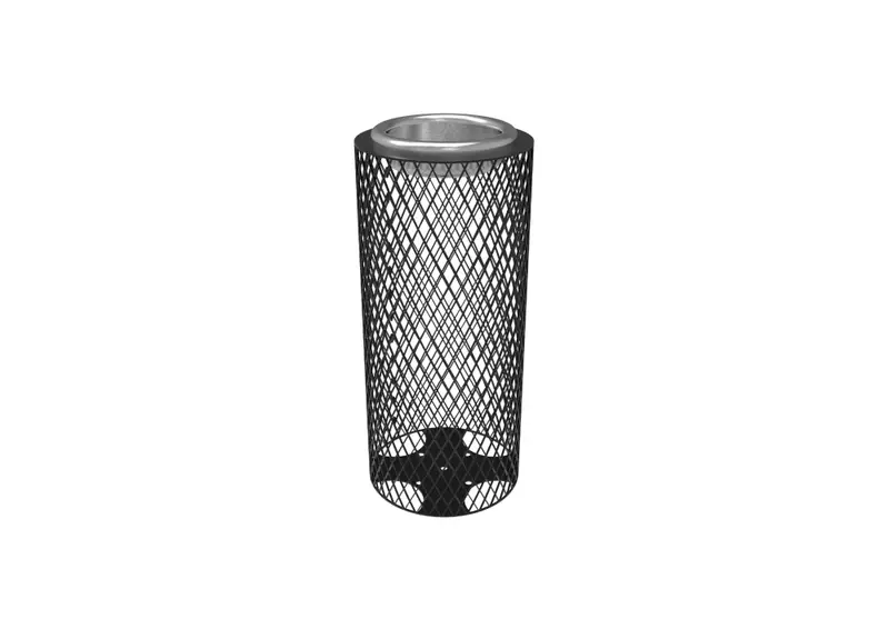 Diamond-Pattern Ash Urn For Smoke-Free Playground Areas 1