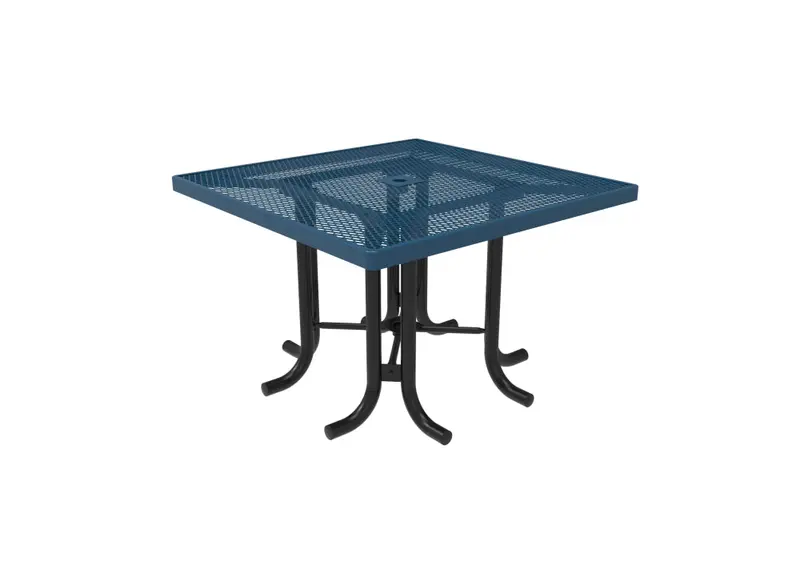 Diamond-Pattern Square Patio Table 1