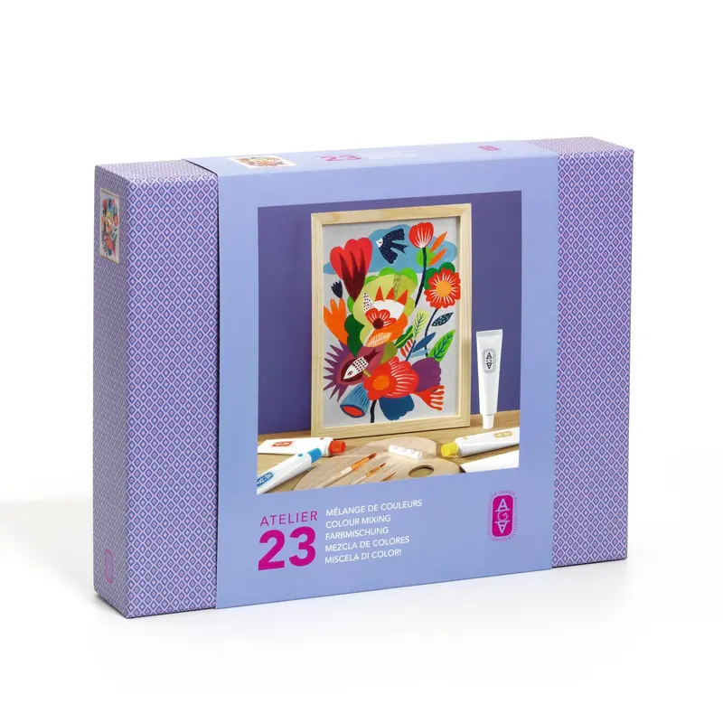 Djeco Atelier Colour Mixing Art Set – 23 Tools 1