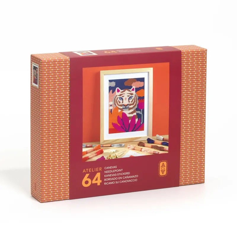 Djeco Atelier Needlepoint Craft Kit For Children (Set 64) 1