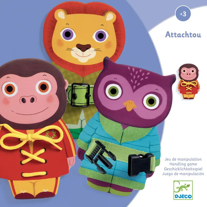Djeco Attachtou Magnetic Shape-Matching Puzzle 1