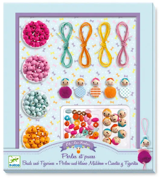 Djeco Bead & Figurine Jewelry Kit – Creative Craft Set For Ages 8–14 1