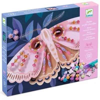 Djeco Beads And Pipe Cleaners Craft Kit: Nighttime Glow Activity For Kids Ages 5–8 1