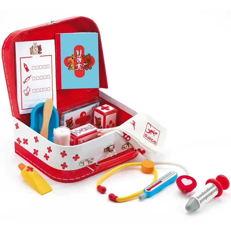Djeco Bobodoudou Doctor Kit – Interactive Role-Play Medical Set 1