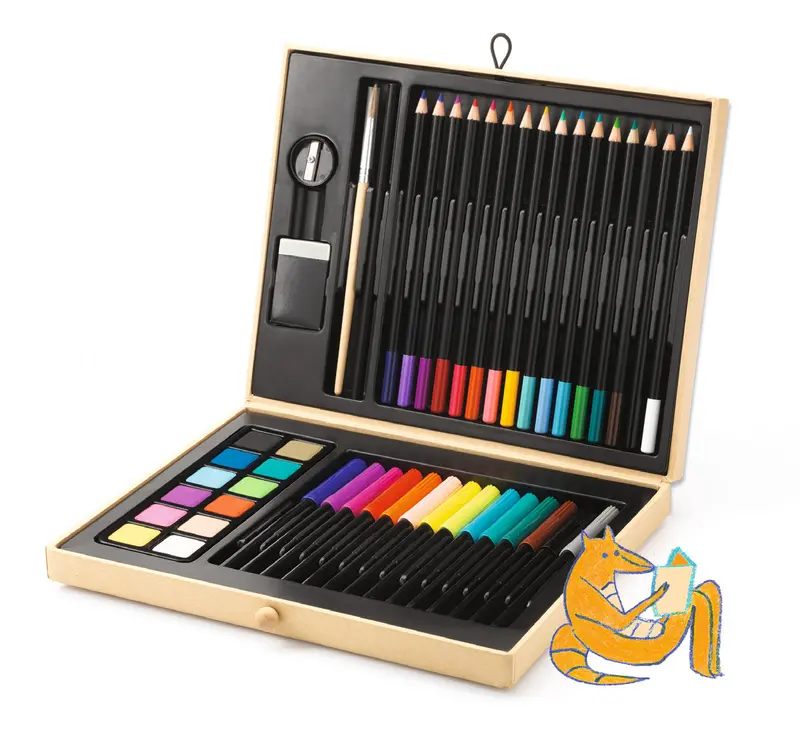 Djeco Colour Discovery Box – Beginner Art Supplies Kit 1