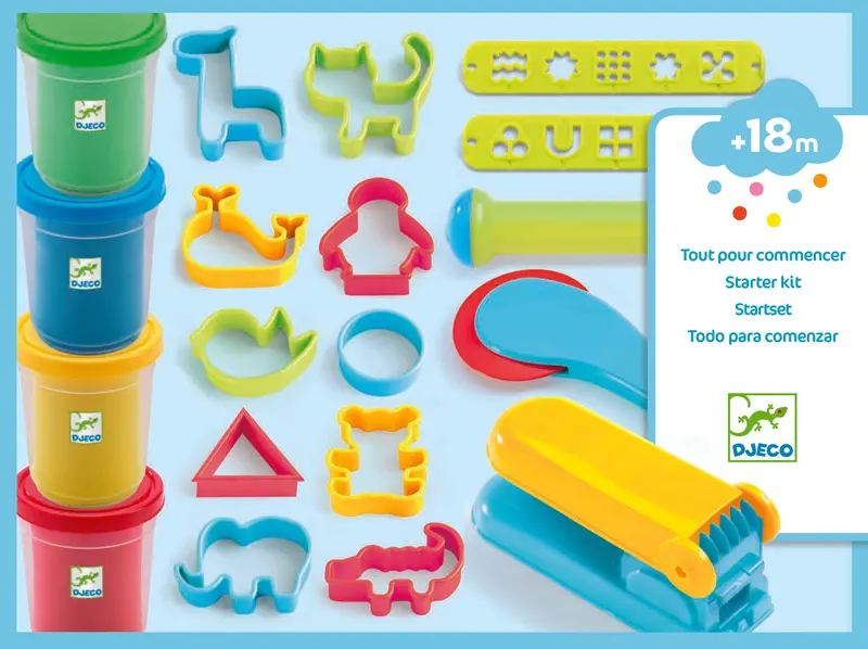 Djeco Dough Starter Kit – Safe, Sensory Play For Ages 18 Months+ 1