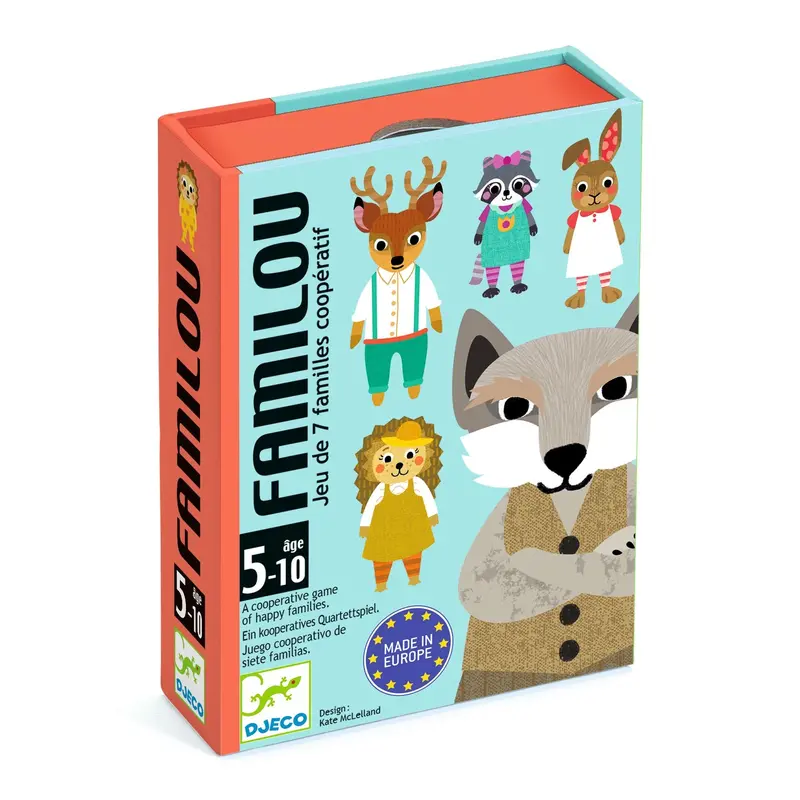 Djeco Familou Visual Matching Game – Family-Themed Observation Challenge 1
