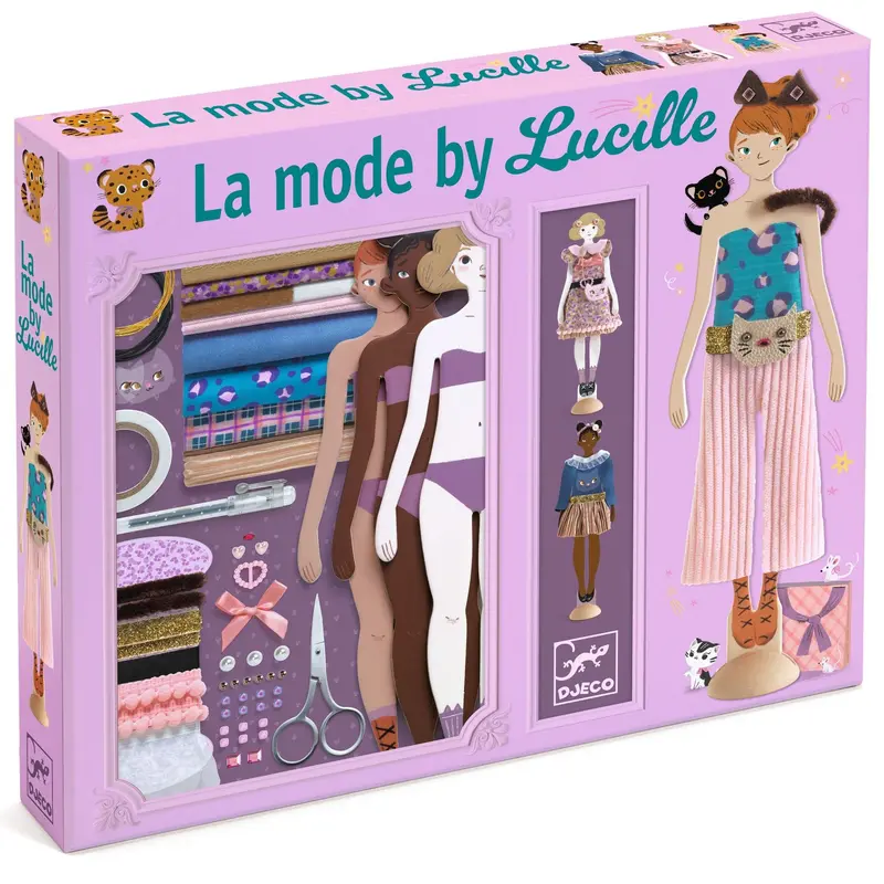 Djeco Fashion Design Kit By Lucille – Ages 7 To 12 1
