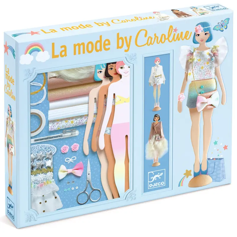 Djeco Fashion Illustration Set By Caroline – For Ages 7–12 1