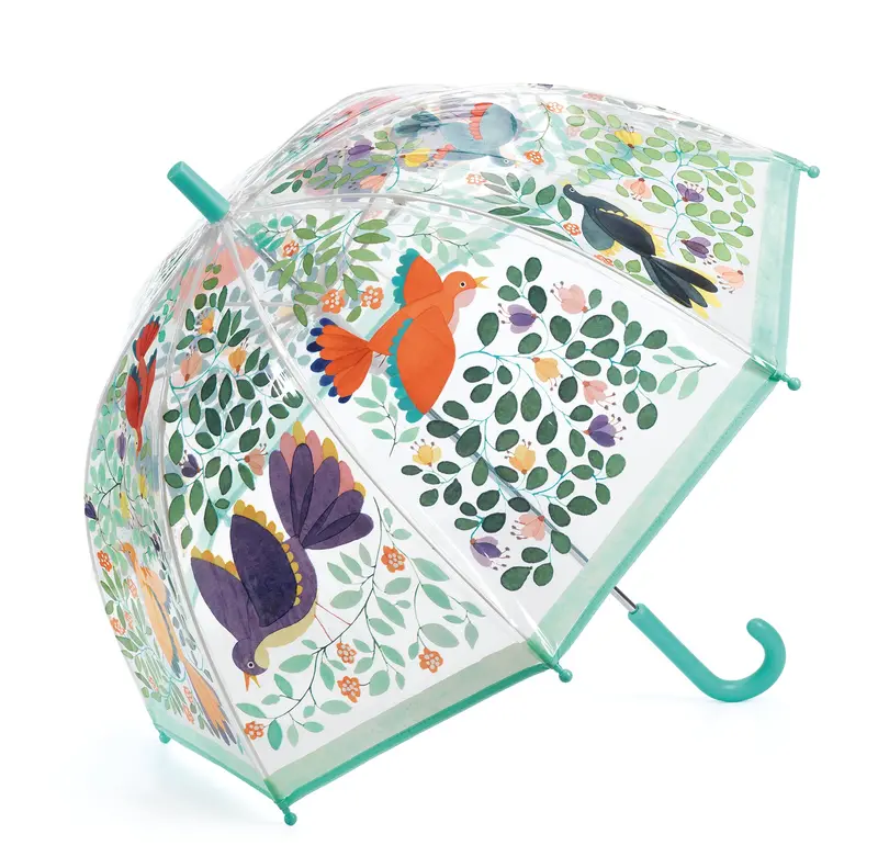Djeco Floral And Avian Print Children'S Umbrella 1