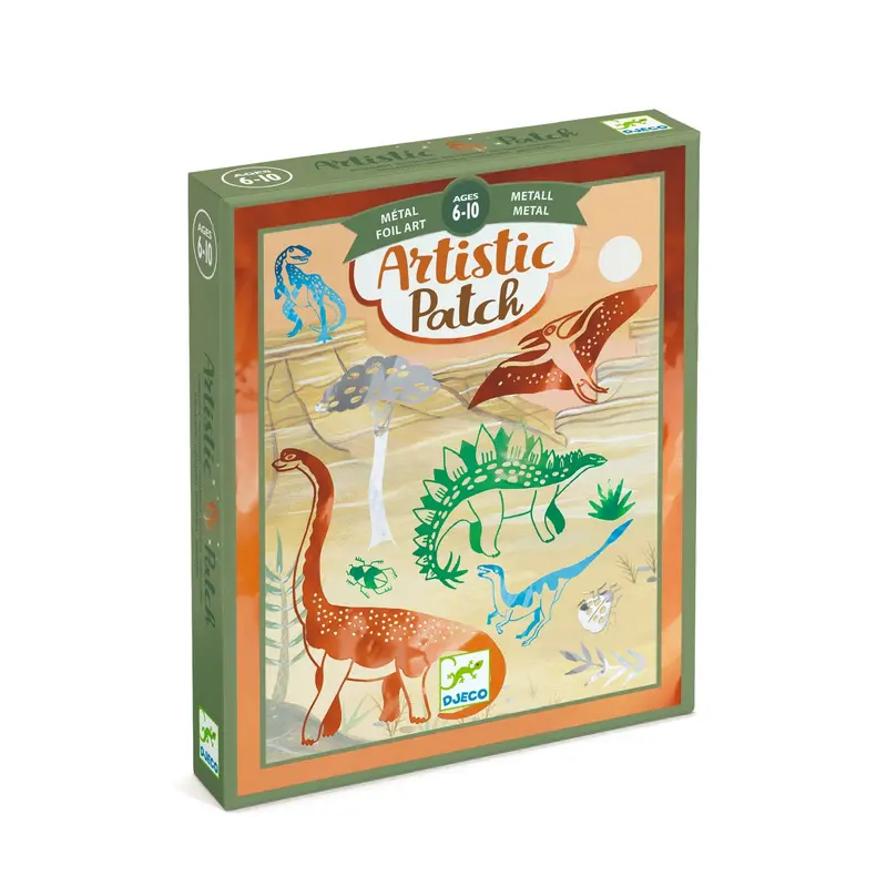 Djeco Foil Art Kit: Dinosaurs – Creative Craft Set For Ages 6–10 1