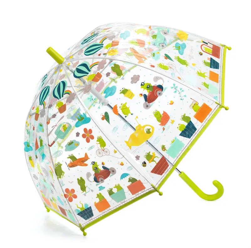 Djeco Frog-Themed Children'S Umbrella 1