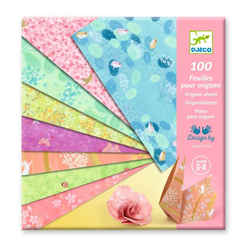 Djeco Haru Origami Paper Pack – 50 Sheets For Ages 5–8 1