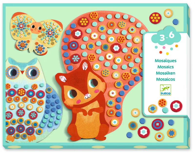 Djeco Milfiori Mosaic Art Kit (Ages 3–6) 1