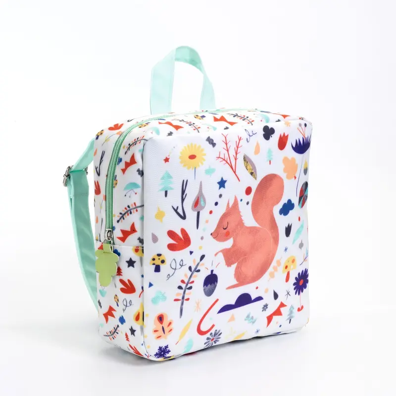 Djeco My First Backpack – Playful Squirrel Design 1