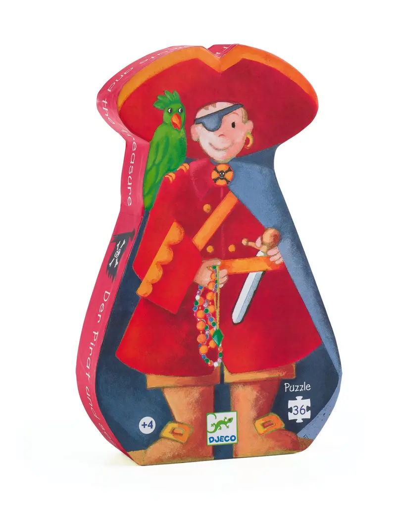 Djeco Pirate Treasure Silhouette Jigsaw Puzzle 1