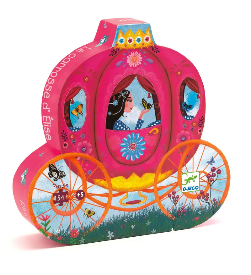 Djeco Silhouette Puzzle – Elise’S Royal Carriage 1