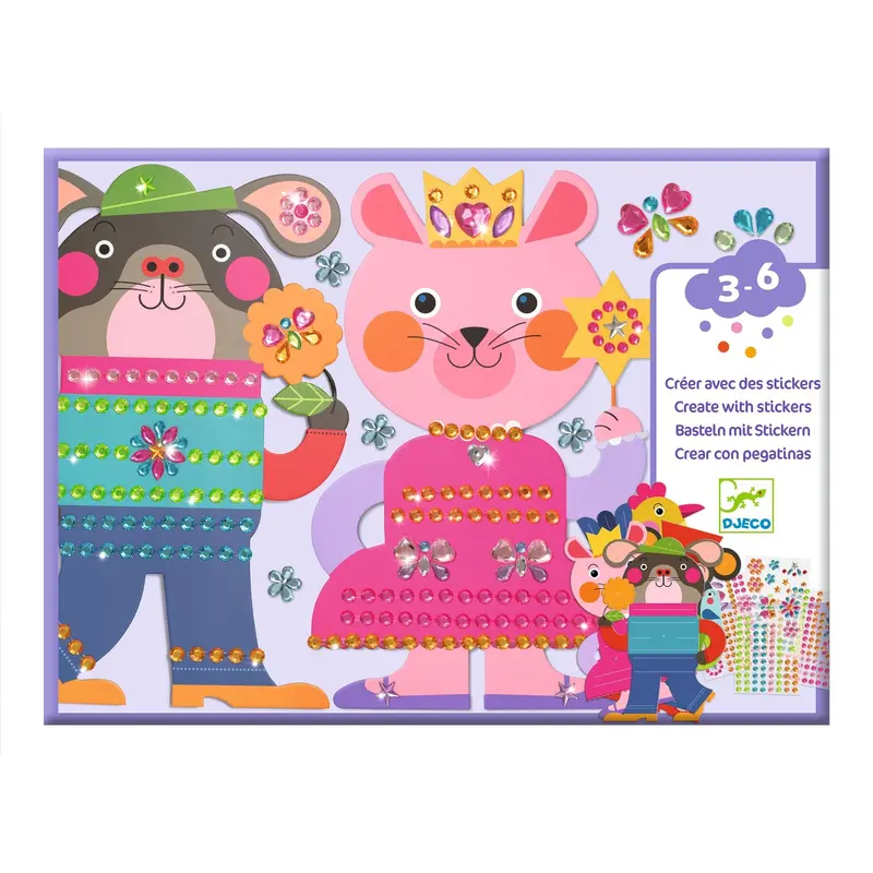 Djeco Sparkles Collage Kit For Ages 3–6 1