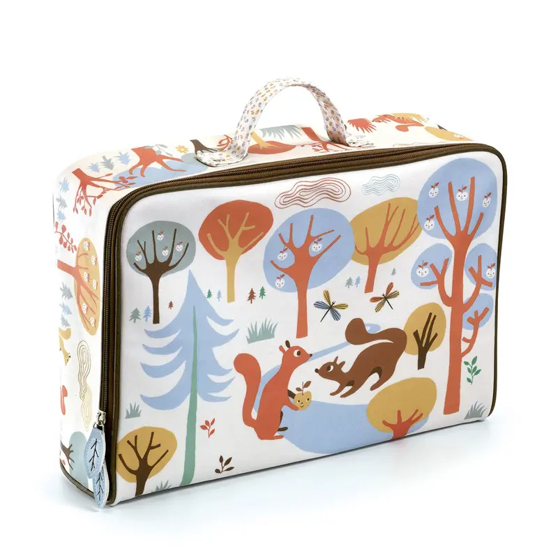 Djeco Squirrel-Themed Travel Suitcase – Compact Carry-On For Kids 1