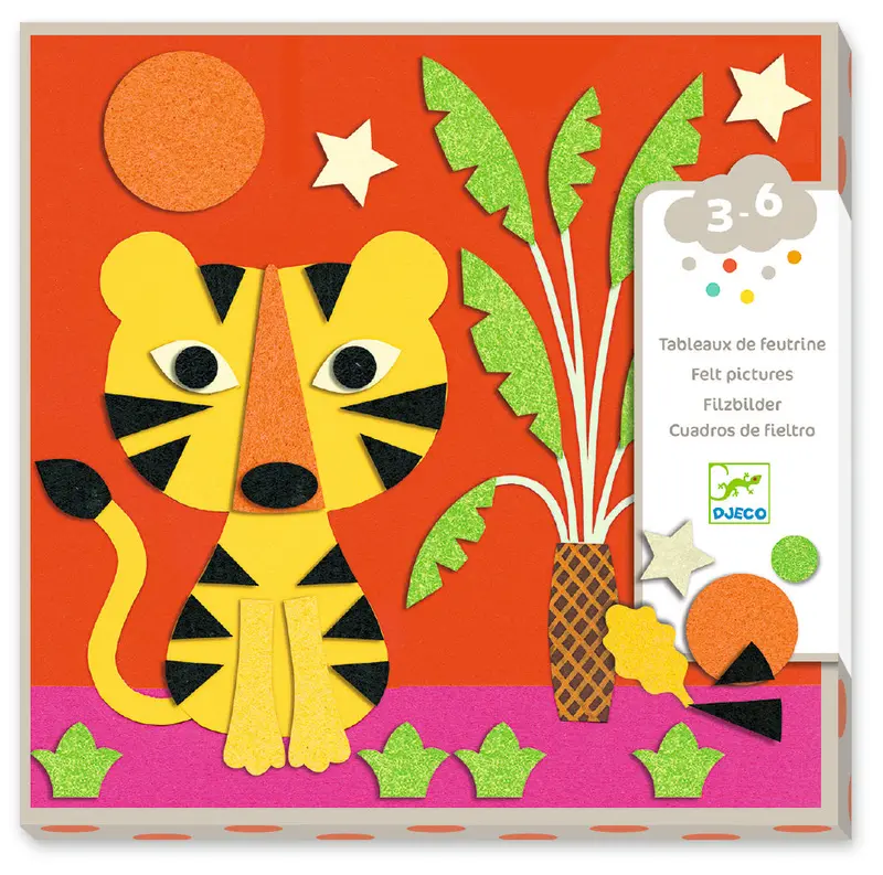 Djeco Sweet Nature Felt Picture Set For Young Children 1