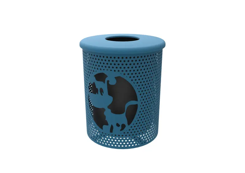 Dog Park Waste Collection Receptacle 1