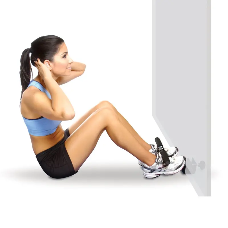 Doorway Sit-Up Bar With Barbell Design For Home Fitness 1