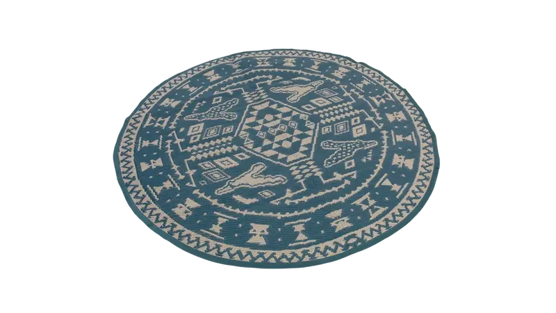 Easy Camp Bilberry Round Picnic Carpet 1
