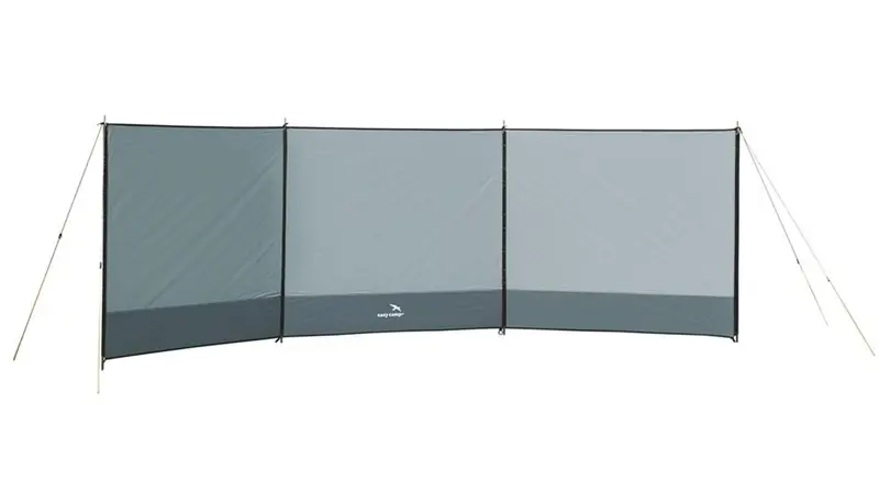 Easy Camp Grey Windbreak Screen 1