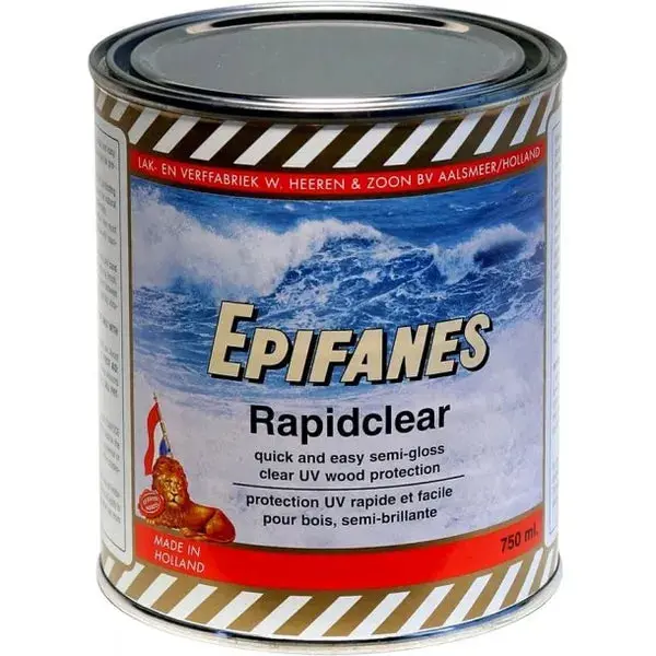 Epifanes Rapid Clear Gloss Marine Varnish – 750 Ml 1