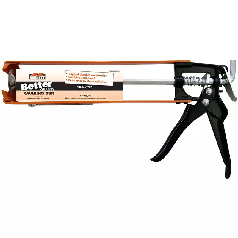 Ergonomic Orange Wire-Frame Caulking Gun 1