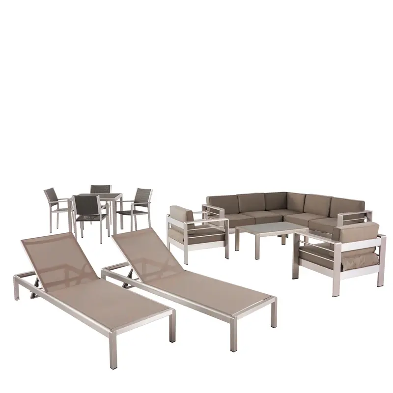 Estate Collection Outdoor Set With Wicker-Top Dining Table – Nh920703 1