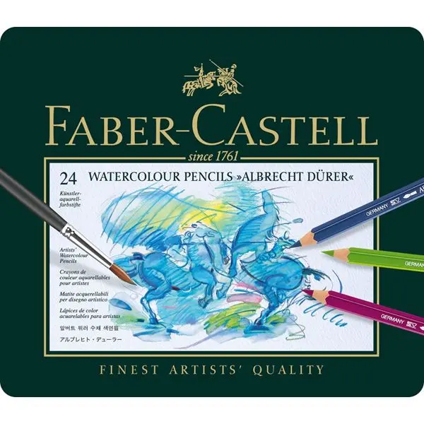 Faber-Castell Albrecht Dürer Watercolor Pencils (24-Pack) 1