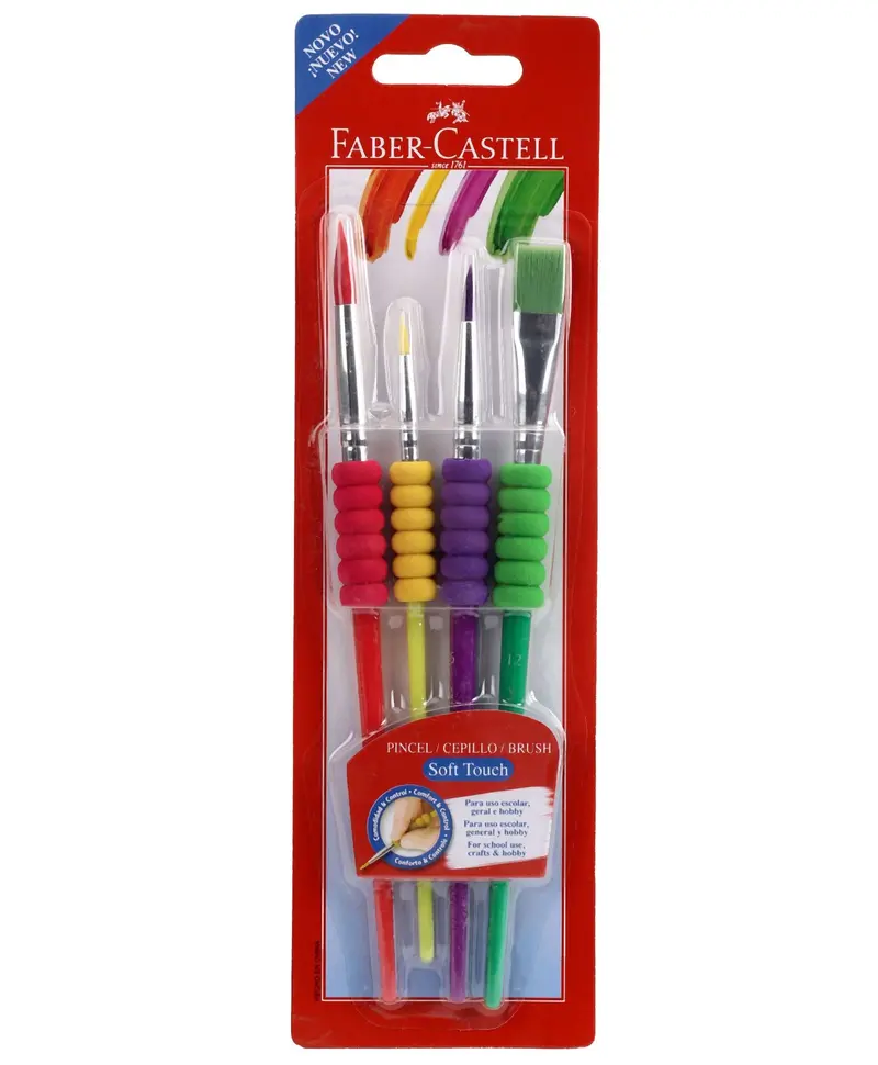 Faber-Castell Soft-Touch Paintbrush Set 1