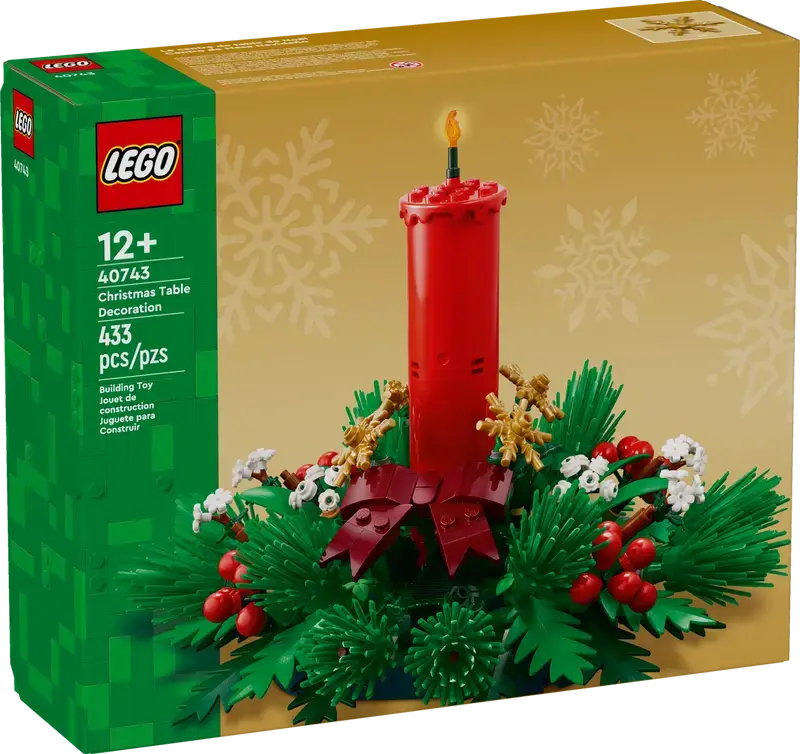 Festive Lego-Themed Table Centerpiece For Christmas Decor 1