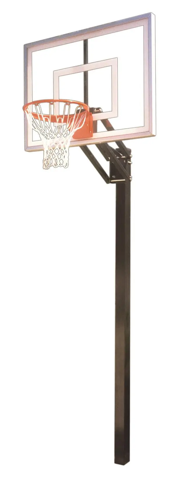 First Team Champ Turbo 54" Tempered Glass In-Ground Hoop 1
