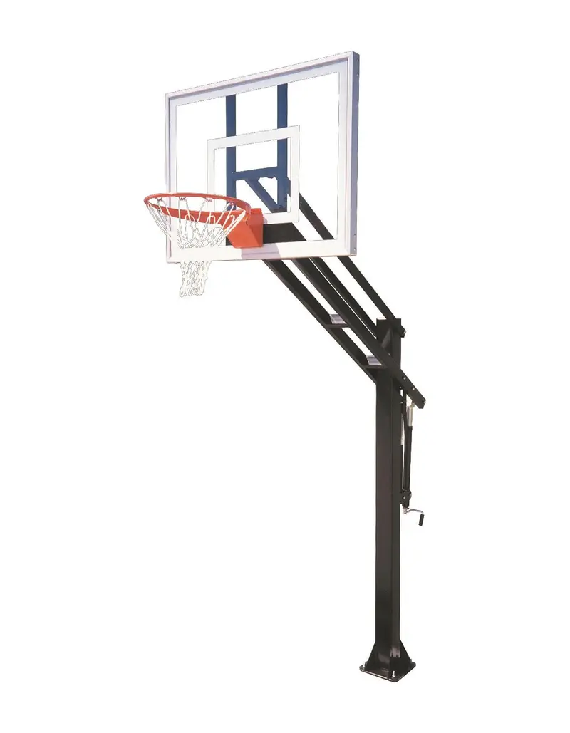 First Team Force Ultra 54" Tempered Glass In-Ground Hoop 1