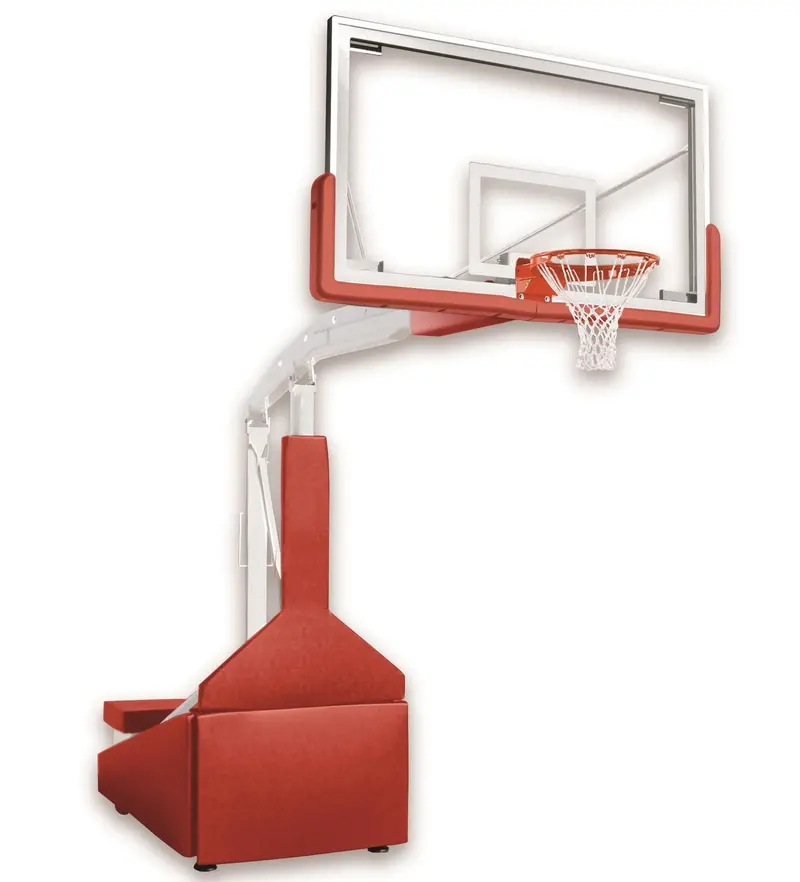 First Team Hurricane Triumph St Indoor Portable Basketball Hoop – 72" Shatterproof Glass Backboard 1