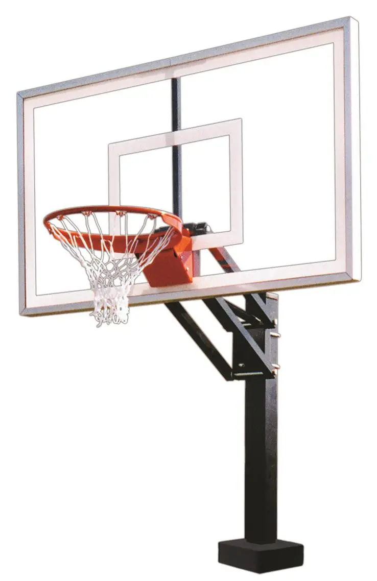 First Team Hydrochamp Select Poolside Adjustable Basketball Hoop – 60" Acrylic Backboard 1