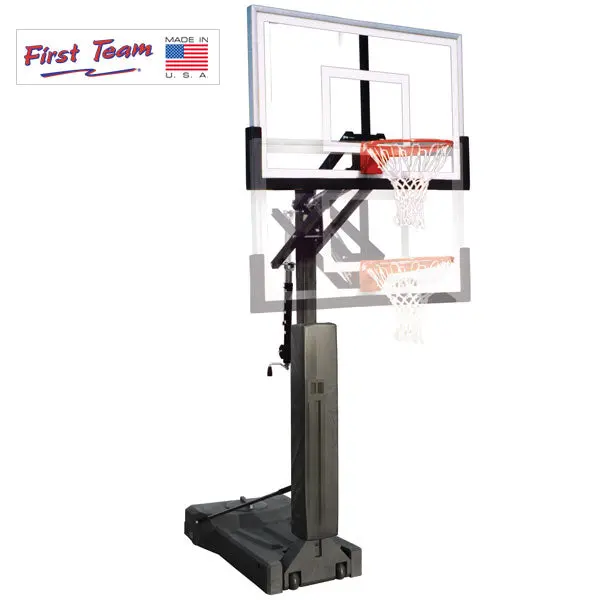 First Team Omnijam Turbo – Quick-Setup Portable Hoop With Stability Base 1