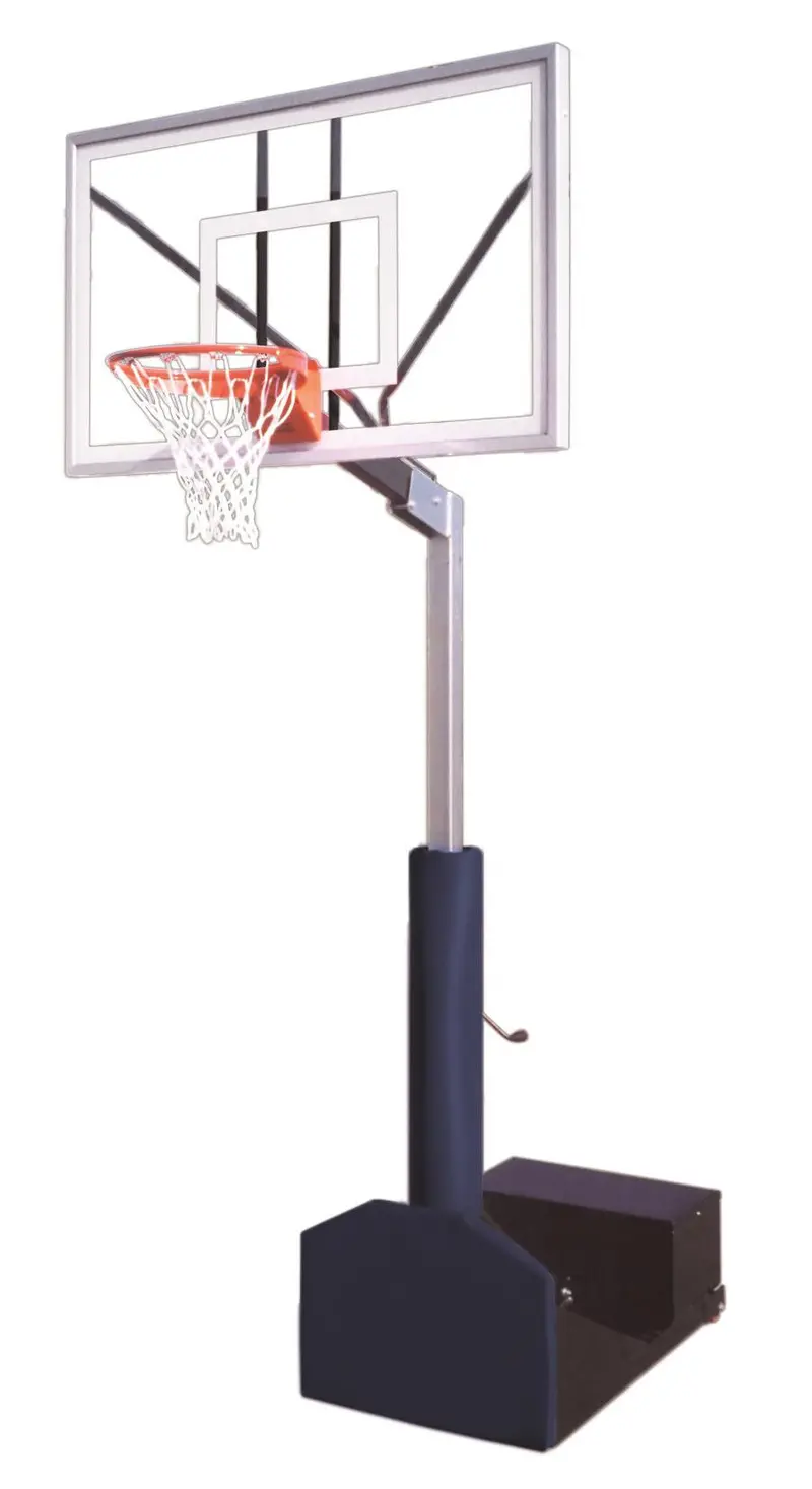 First Team Rampage Nitro 60" Tempered Glass Portable Basketball Hoop 1