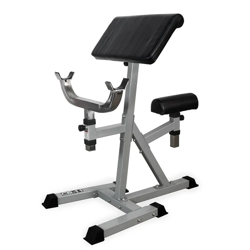 Fitness Cb-11 Standing Arm Curl Station – Pivot-Adjustable Strength Trainer With Contoured Rest 1