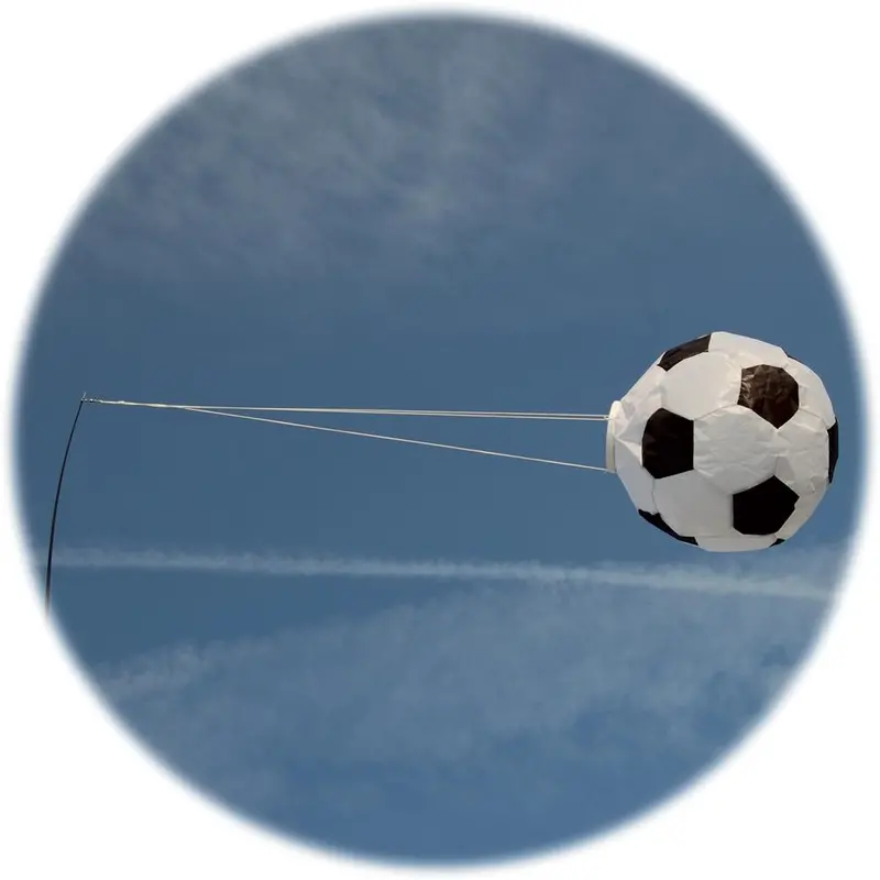 Football-Themed Windsock – Animated Sports Decoration 1