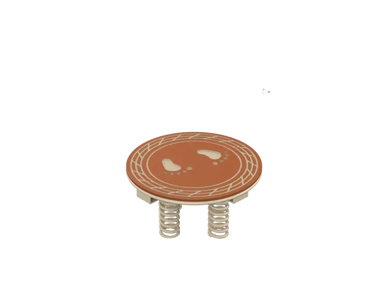 Freestanding Mushroom Spring Play Element For Outdoor Spaces 1