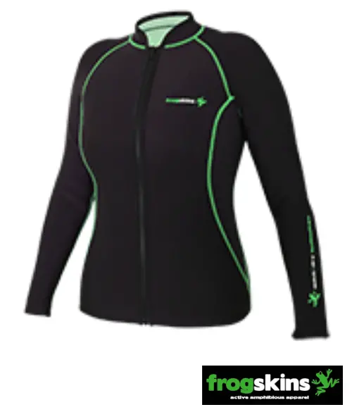 Frogskins Women’S Long-Sleeve Full-Zip Paddling Top 1